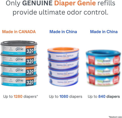 Essentials Round Refill 8-Pack, Unscented, Fits Complete Pails