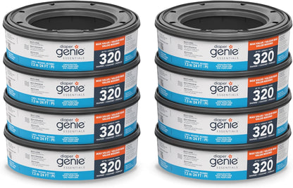 Essentials Round Refill 8-Pack, Unscented, Fits Complete Pails