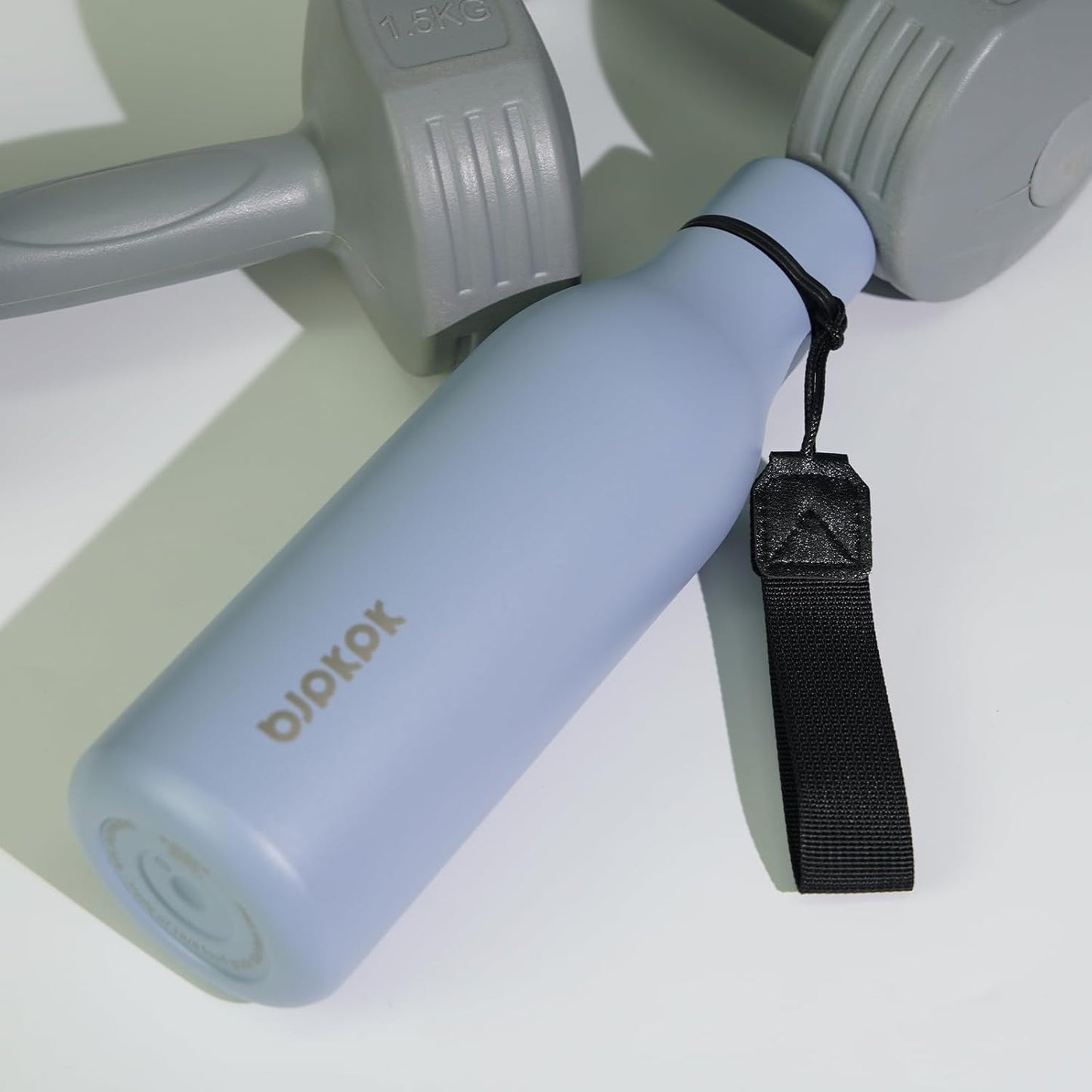 18oz Insulated Water Bottle, Stainless Steel Bottle with Carry Strap | Keep Cold & Hot Vacuum Insulation, Leak-Proof BPA-Free Design, Slim Bottle Fits Most Cup Holders for Gym, Office & Travel - Colors B