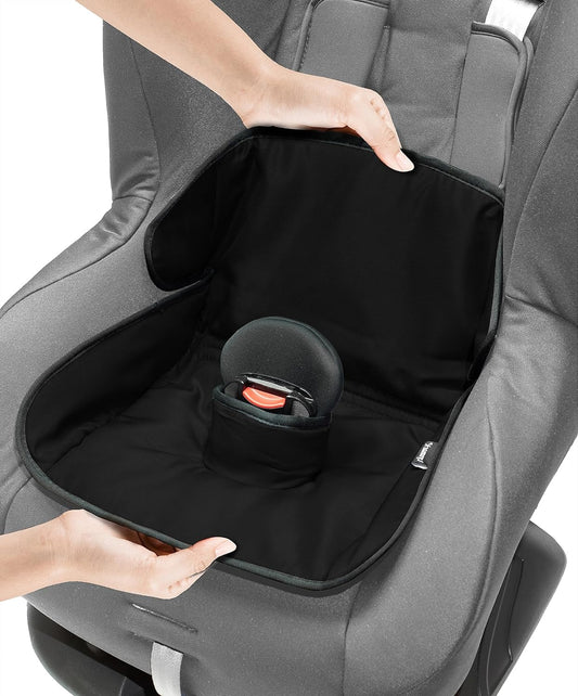Lynmark® Potty Training Car Seat Protector Cover - Waterproof Soft Piddle Pads for Toddlers and Baby Carseat - Travel-Friendly Universal Washable Liner Mat for Spills, Nappy Leaks, Accidents - Black