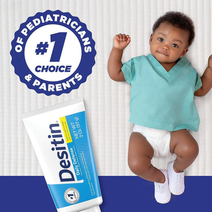 Desitin Daily Defense Baby Diaper Rash Cream with Zinc Oxide to Treat, Relieve & Prevent diaper rash, Hypoallergenic, Dye-, Phthalate- & Paraben-Free, 4 oz