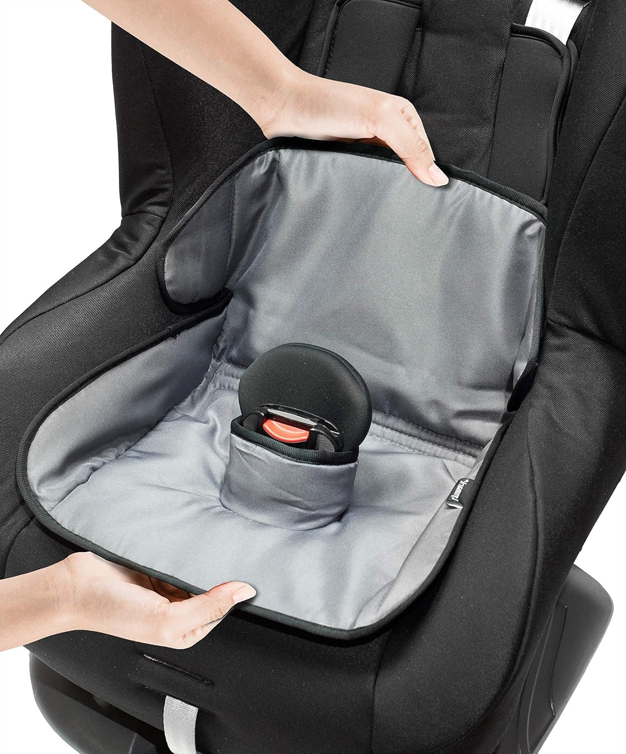 Lynmark® 2x Potty Training Car Seat Protector Cover - Waterproof Soft Piddle Pads for Toddlers and Baby Carseat - Travel-Friendly Universal Washable Liner Mat for Spills, Nappy Leaks, Accidents - Grey