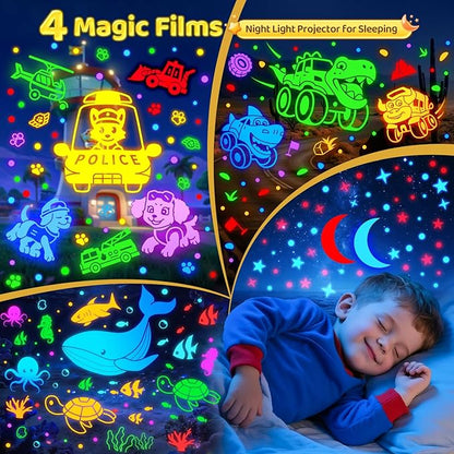Baby Sound Machine for Kids Night Light Projector with Star, 30 Soothing Sounds White Noise Machine for Sleeping, 31 Color | 4 Films Baby Sleep, Remote+Timer+3 Brightness Baby Gifts for Boy Girl