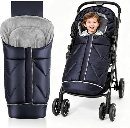Universal Stroller Blanket & Stroller Footmuff,Water-Repellent Bunting Bag for Babies,Toddlers and Kids,Zipper Footmuff for Stroller,Stroller Winter Cover Warm Baby Sleeping Bag