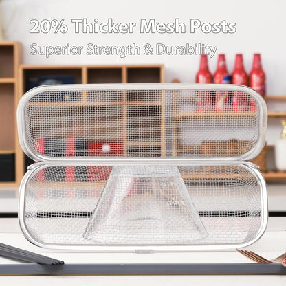 Stainless Steel Dishwasher Basket for Utensils - 18/8 Food-Grade, Custom Fit Size Secure Hold Design Prevents Slipping | Food-Grade Metal & 10-Mesh Drying Tech