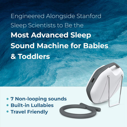 Adaptive Sound Technologies LectroFan Alpha - White Noise Machine to Support Restful Sleep - Blocks Ambient Sound - Built-in Lullabies - Convenient Clip Attachment - Portable Relaxation Support