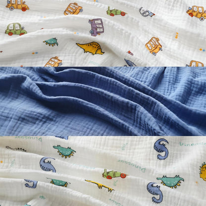 Onacosht Muslin Bassinet Sheets 3 Pack, 100% Cotton Baby Fitted Sheet 33" x 19" Compatible with Mika Micky, KoolaBaby (3 in 1), BabyBond, HARPPA and RICUTON Bedside Bassinet, Green, Floral and Cactus