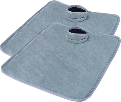Car Seat Protector for Potty Training, 2 Pack Waterproof CarSeat Liner Toilet Training for Baby Infant Toddler, Dry Seat Piddle Pads Cover for Strollers (Gray)