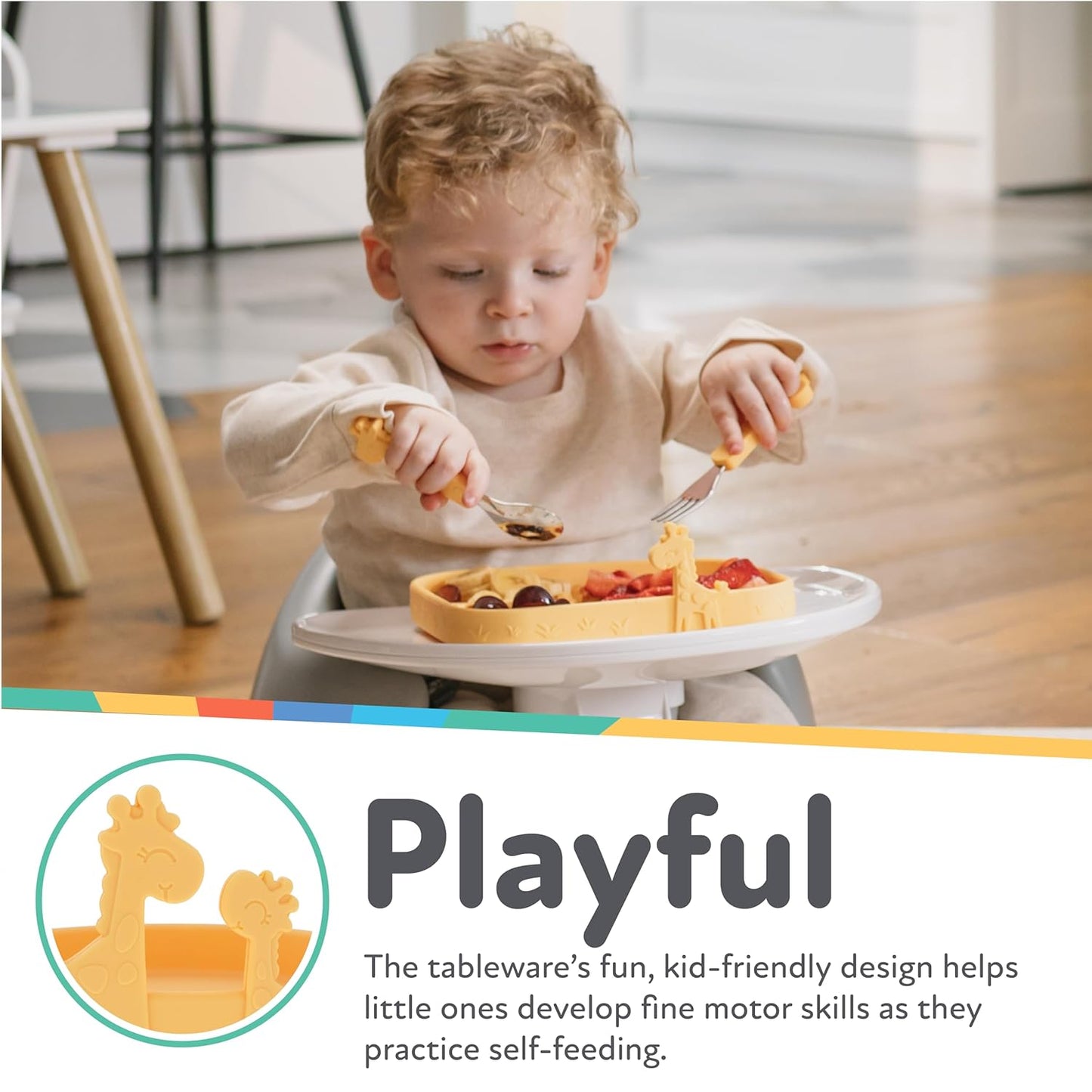 Nuby Animal Friend Silicone Round Bowl - Toddler Bowl - 6+ Months - Pink Whale Bowl