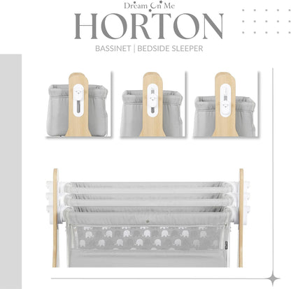 Dream on Me Horton Bassinet and Bedside Sleeper