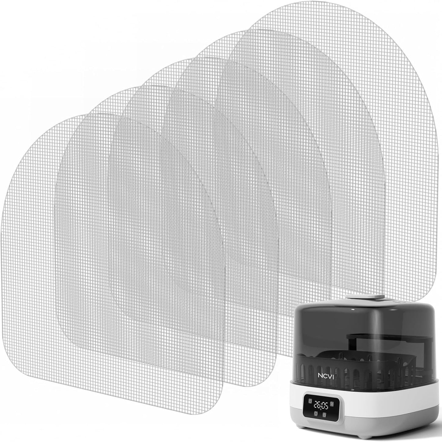 NCVI Replacement Filter Mesh for ncvi 20 Mins Fast Sterilizer and Dryer, Replace Every 3-6 Months, Set of 5