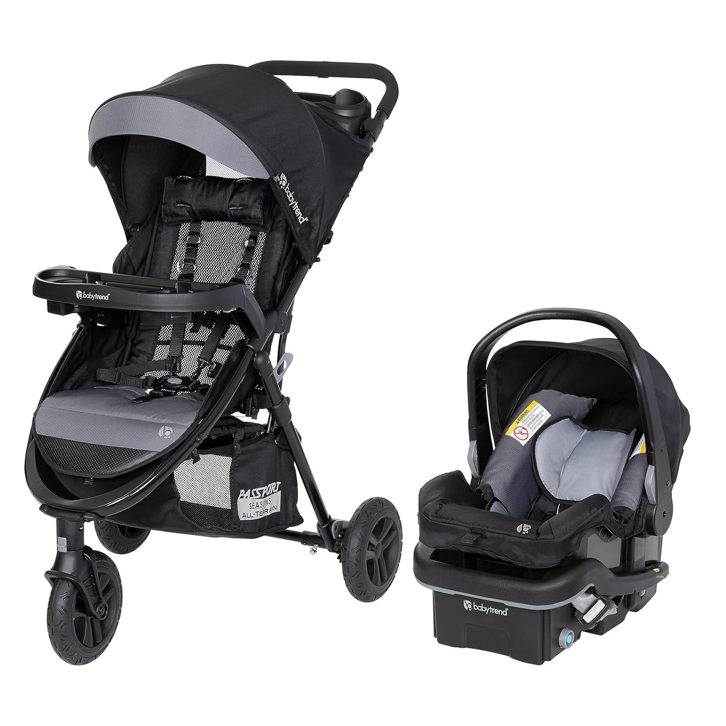 Baby Trend Sonar Cargo 3-Wheel Travel System, Desert Sage