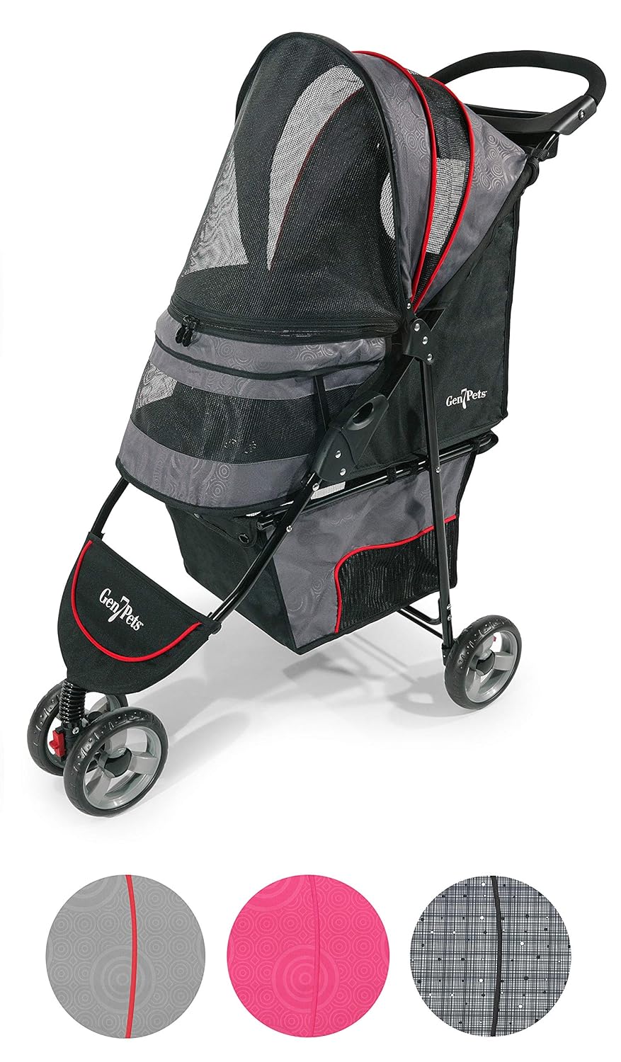 Gen7Pets Regal Plus Dog Stroller - Raspberry Sorbet Pet Stroller, Pink, 1 Count