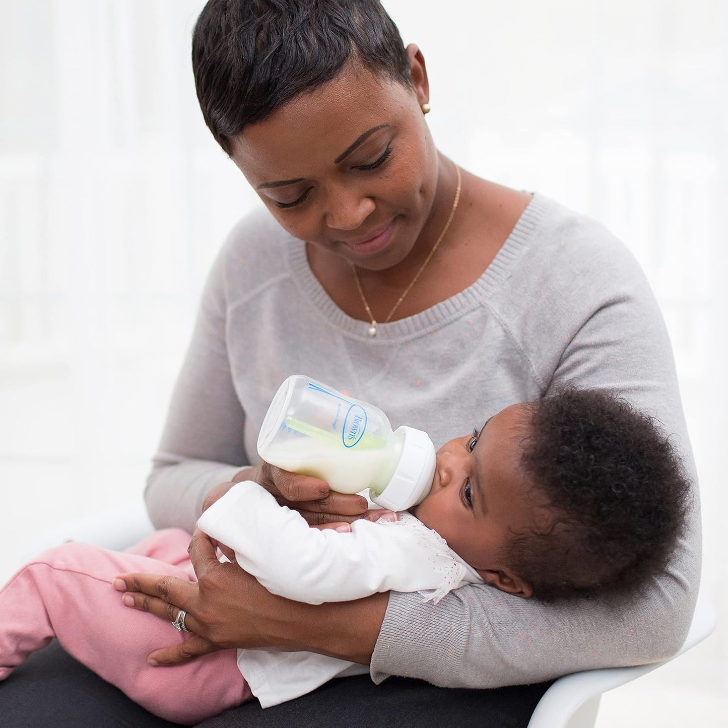 Dr. Brown's Breastfeeding Baby Bottles, Options+ Wide-Neck Breast to Bottle Feeding Set