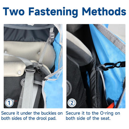WIPHA Rain Cover for Baby Backpack Carrier – Waterproof & Breathable Rain Shield, Universal Fit Hiking Carrier Accessory with View Window, Lightweight & Foldable