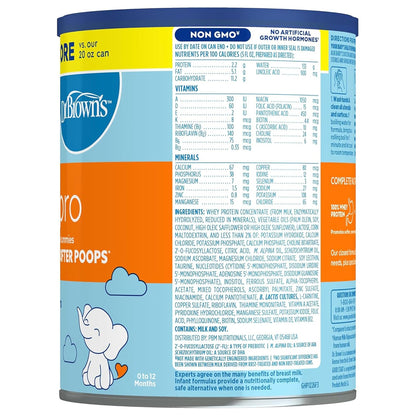 Dr. Brown's Insta-Prep Warm Water Dispenser, Black & Good Start Baby Formula Powder, GentlePro, Stage 1, Non GMO, 32 Ounce for 0-12 Months