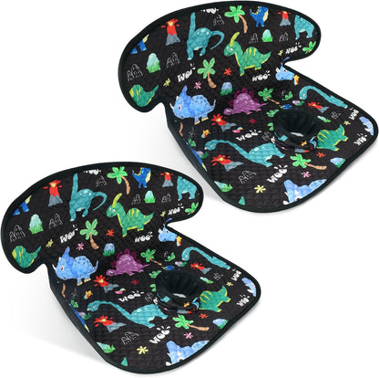 COOLBEBE Infant Car Seat Protector for Potty Training, 2 Pack Dry Waterproof Car Seat Liner Toilet Training for Baby Infant Toddler, Piddle Pads Cover Car Seat Pad for Strollers & Carseat (Grey,2PC)