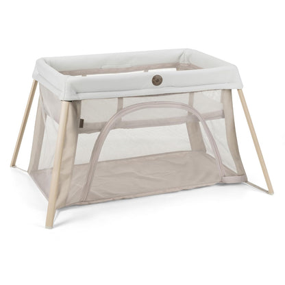Maxi-Cosi Calao Travel Playard, Infant Bassinet, Toddler Playpen, Portable, Lightweight, Foldable, Easy Setup, with Carry Bag, Breathable Mesh, Truffle