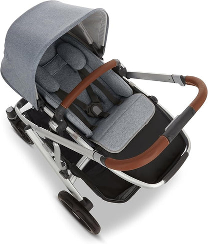 UNIQUIFY Insert Liner Seat Compatible with Uppababy Vista, Vista V2, Cruz, Cruz V2, RUMBLESEAT V2 and RUMBLESEAT V2+ (Grey)