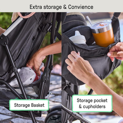 Ingenuity 3D Mini Stroller Rain Cover, Baby Weather Shield for Rain, Wind & Snow, Fits 3D Mini Strollers, Vented Airflow, Clear Visibility, Easy Install & Storage – Clear