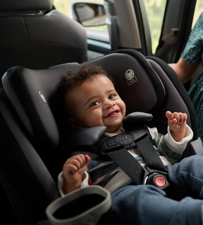 Safety 1st Turn and Go 360 ST Rotating All-in-One Convertible Car Seat, SafetySwivel Technology, SecureTech Installation, 3-in-1 Rear-Facing, Forward-Facing, Booster, 5-100 lbs, Siberian Caviar