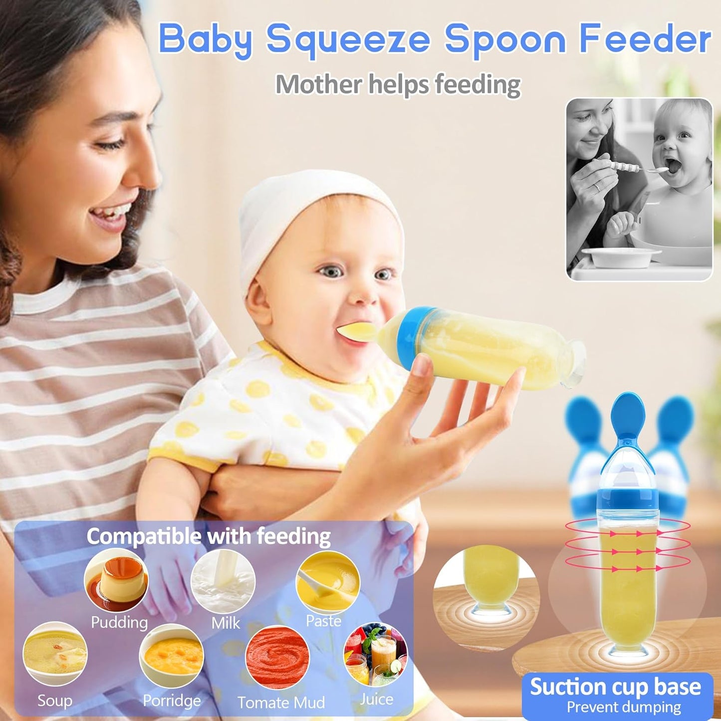 WAJIAYON Baby Fruit Feeder Pacifier - 12 Pack | 2 Infant Food Feeder Pacifier & 1 Babies Food Dispensing Spoon | Fresh Fruit Teethers for Babies | Silicone Feeder Baby,Infant Teething Feeders(Green)