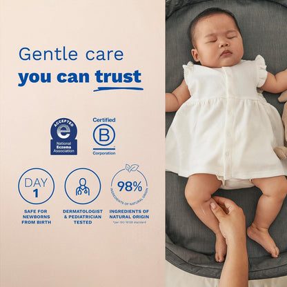 Mustela Baby Diaper Rash Cream 123 - Skin Protectant with Zinc Oxide - Fragrance Free & Paraben Free - with 98% Natural Ingredients - Various Packaging