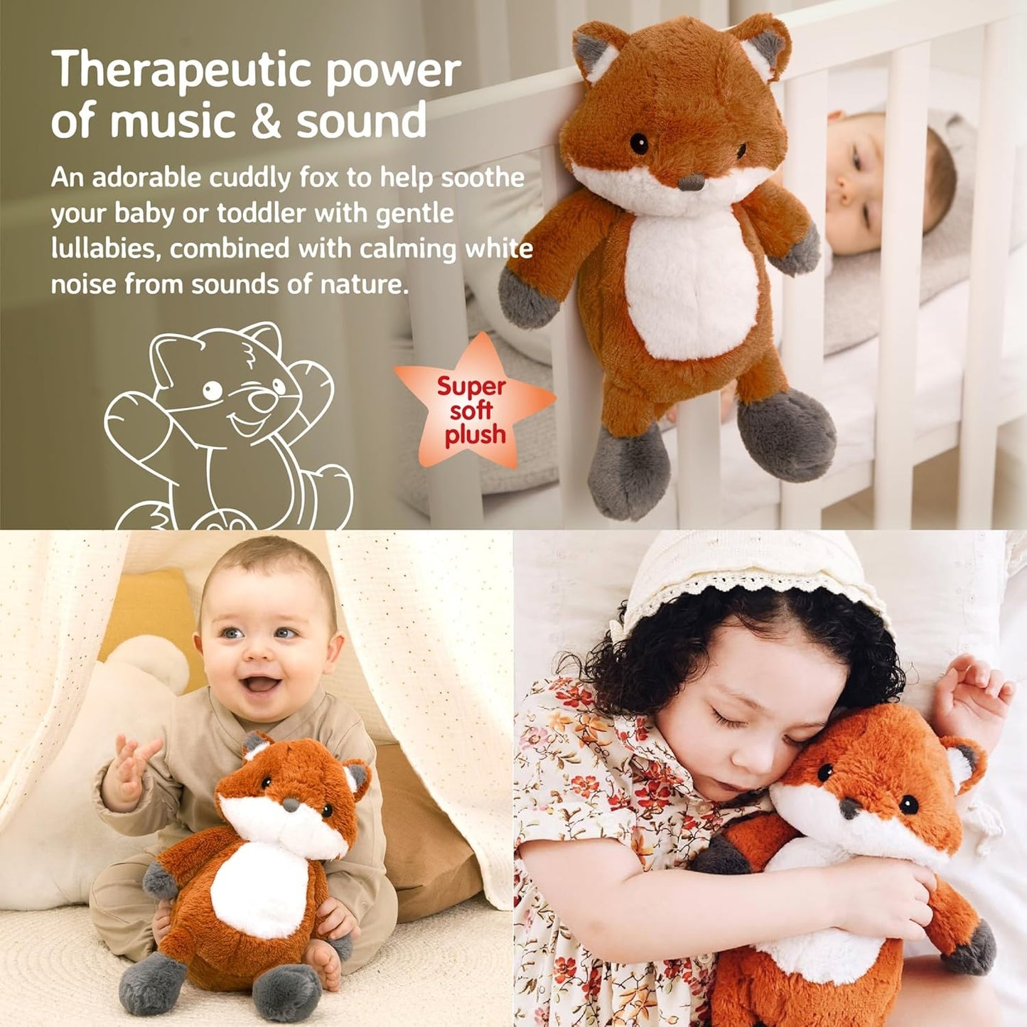 Cloud b Sound Machine with White Noise Soothing Sounds | Adjustable Settings & Auto-Shutoff | Ideal for Travel | Sleep Sheep On The Go