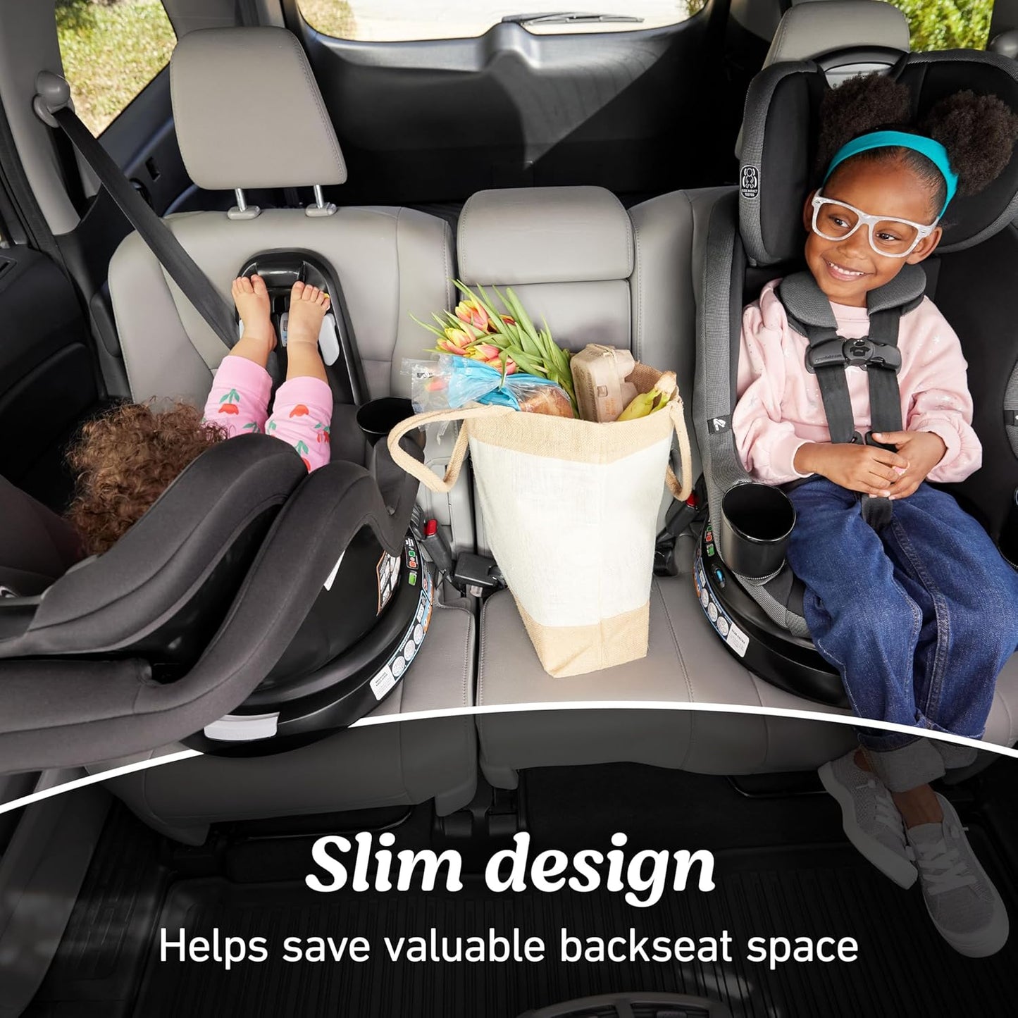 Graco EasyTurn 360 2-in-1 Rotating Convertible Car Seat, 360 Degree Rotating Infant to Toddler Rotating Car Seat, 2 Modes Rear and Forward Facing, Slim Design, Solae
