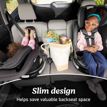 Graco EasyTurn 360 2-in-1 Rotating Convertible Car Seat, 360 Degree Rotating Infant to Toddler Rotating Car Seat, 2 Modes Rear and Forward Facing, Slim Design, Solae
