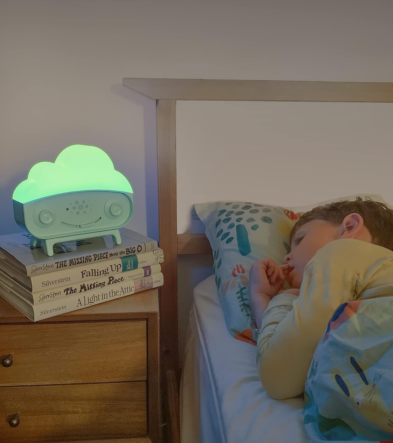 Happiest Baby SNOObie Smart White Noise Machine - Portable Baby Sound Machine with Night Light - 12 Soothing Sounds for Sleep Training, White