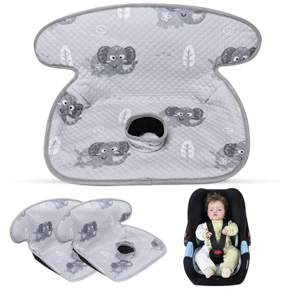 Piddle Pad Car Seat Liner, Waterproof Soft Car Seat Protector for Potty Training, Travel-Friendly Baby Toddler Carseat Cover, Machine Washable Liner for Spills, Potty Accidents (Blue, 2PC)