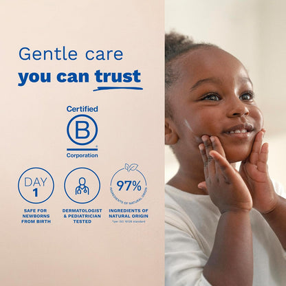 Mustela Hydra Bebe Face Cream – Daily Baby Moisturizer with Natural Avocado, Jojoba Oil & Shea Butter - 1.35 fl. oz. - Packaging may vary