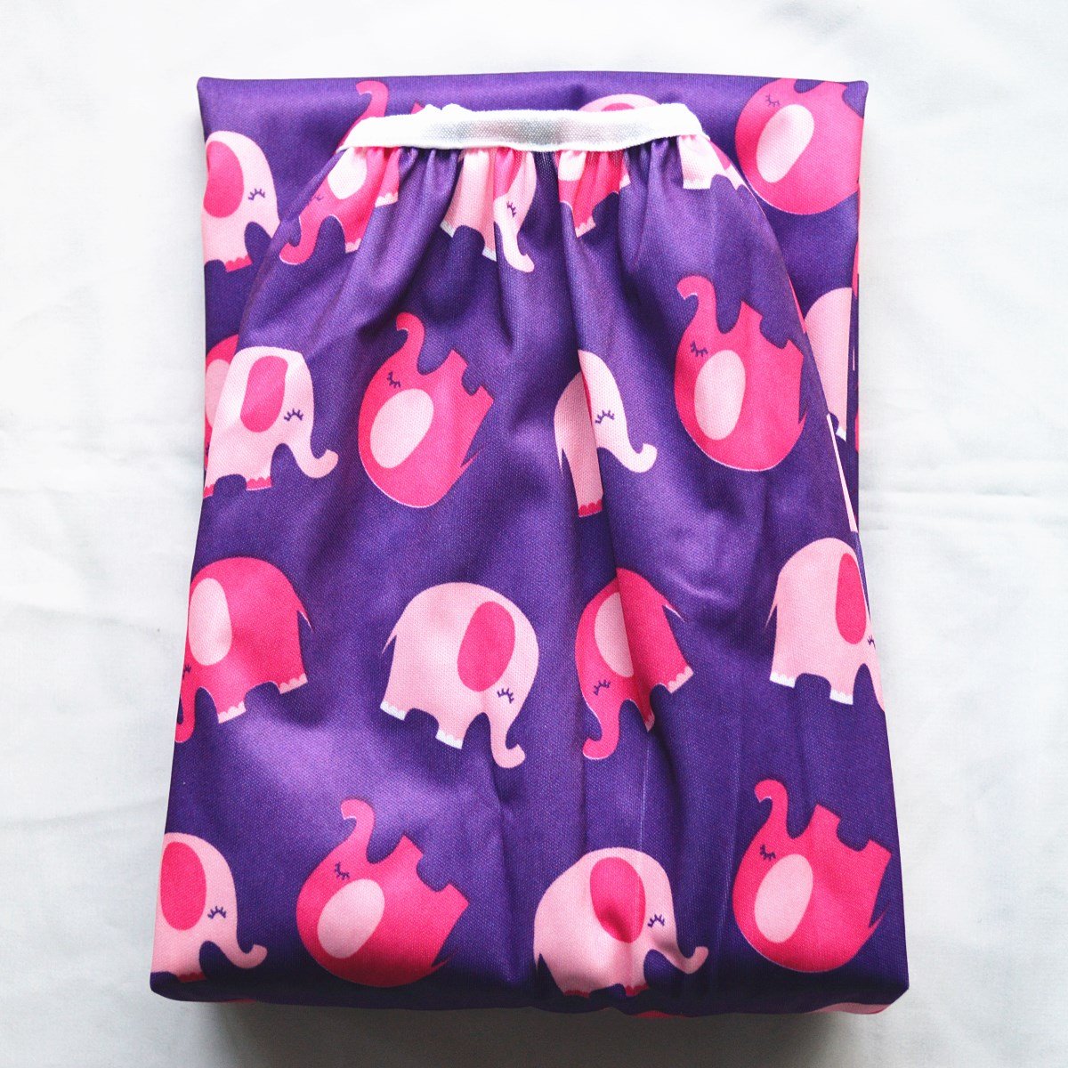 Pail Liner for Cloth Diapers Nappy Inserts Large Wet Bag Elastic Washable Reusable 27.6in x29.5in (Pink)