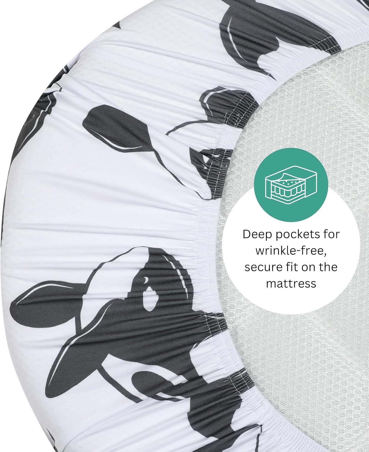 Bassinet Sheets for Papablic, CoZee, Cowiewie, Ezebaby, Nawahev Baby Bassinet Bedside Sleeper by TansyPanda, 3PC, 33x20, Ultra Soft, Breathable Snug Fit, Unisex Boys Girls, Gray White (Space Rockets)