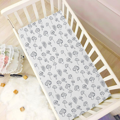 Fitted Crib Sheets Pink Checkered and Bows Stretchy Portable Playard Sheets for Baby Toddler, Breathable Soft Mini Crib Mattress 39 x 27 in for Boys and Girls