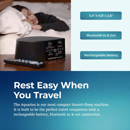 Adaptive Sound Technologies Sound + Sleep SE - White Noise Machine for Focus Support - Convenient Sleep Timer - Built-in Headphone Jack - Precision Volume Settings - Speech Privacy - White
