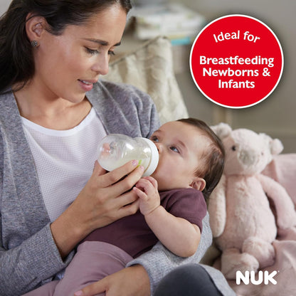 NUK Simply Natural Baby Bottle with SafeTemp