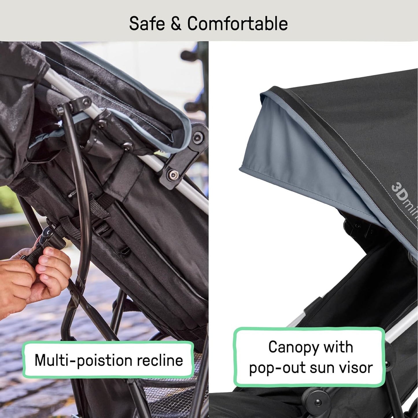 Ingenuity 3D Mini Stroller Rain Cover, Baby Weather Shield for Rain, Wind & Snow, Fits 3D Mini Strollers, Vented Airflow, Clear Visibility, Easy Install & Storage – Clear