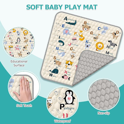 OCATO Baby Playpen Play Pen: Foldable Playpen for Babies and Toddlers Playard for Indoor Outdoor Activity Center Game Fence Safety Area Toddler Play Pen for Babies 6-12 Months Baby Gifts (50" × 50")