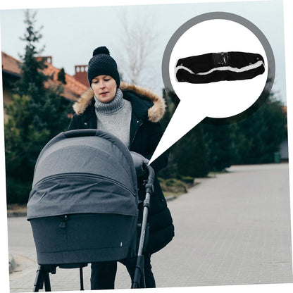 Stroller Gloves Mittens Thermal Gloves Hand Warmers Gloves Pram Hand Pram Handlebar Cover Hand Warmers Plush Material Dark Grey Baby Stroller Gloves Stroller Hand
