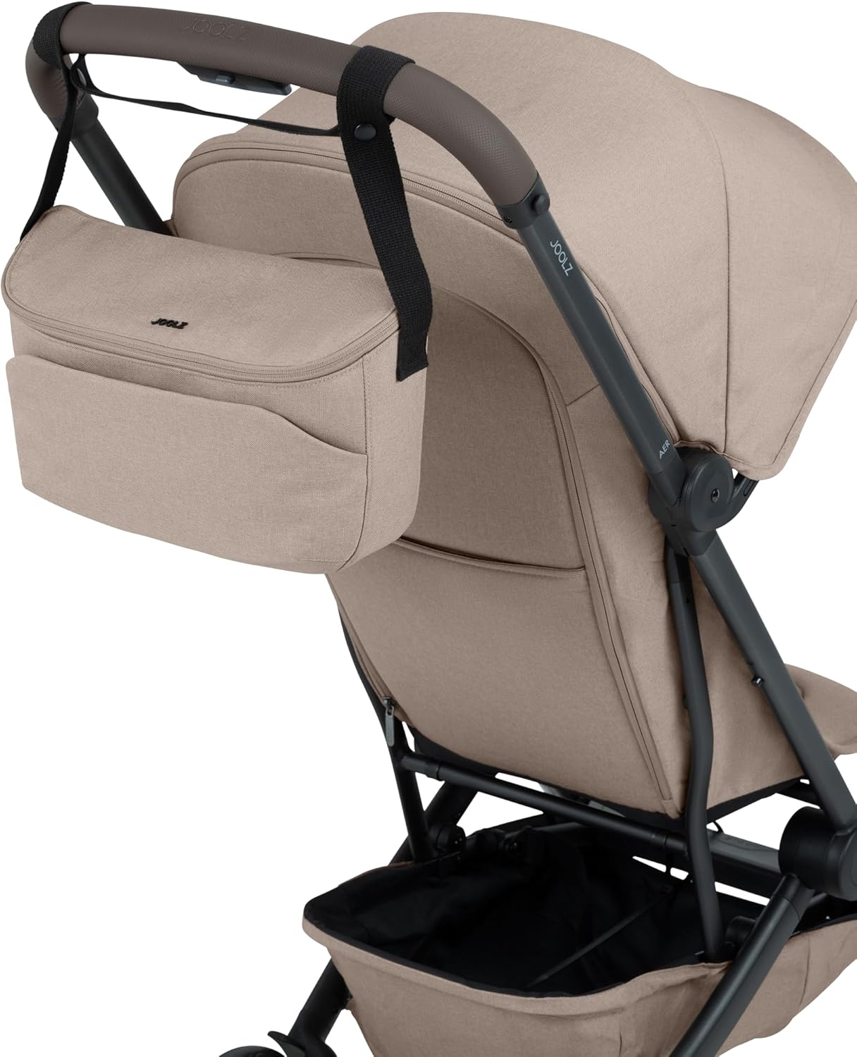 Joolz Organizer - Compact Accessory for Baby Stroller, Pushchair or Buggy - Easy to Attach - Baby Must Have Travel Essential- Extra Storage - Compatible with GEO/AER/HUB/Day Collections (Space Black)