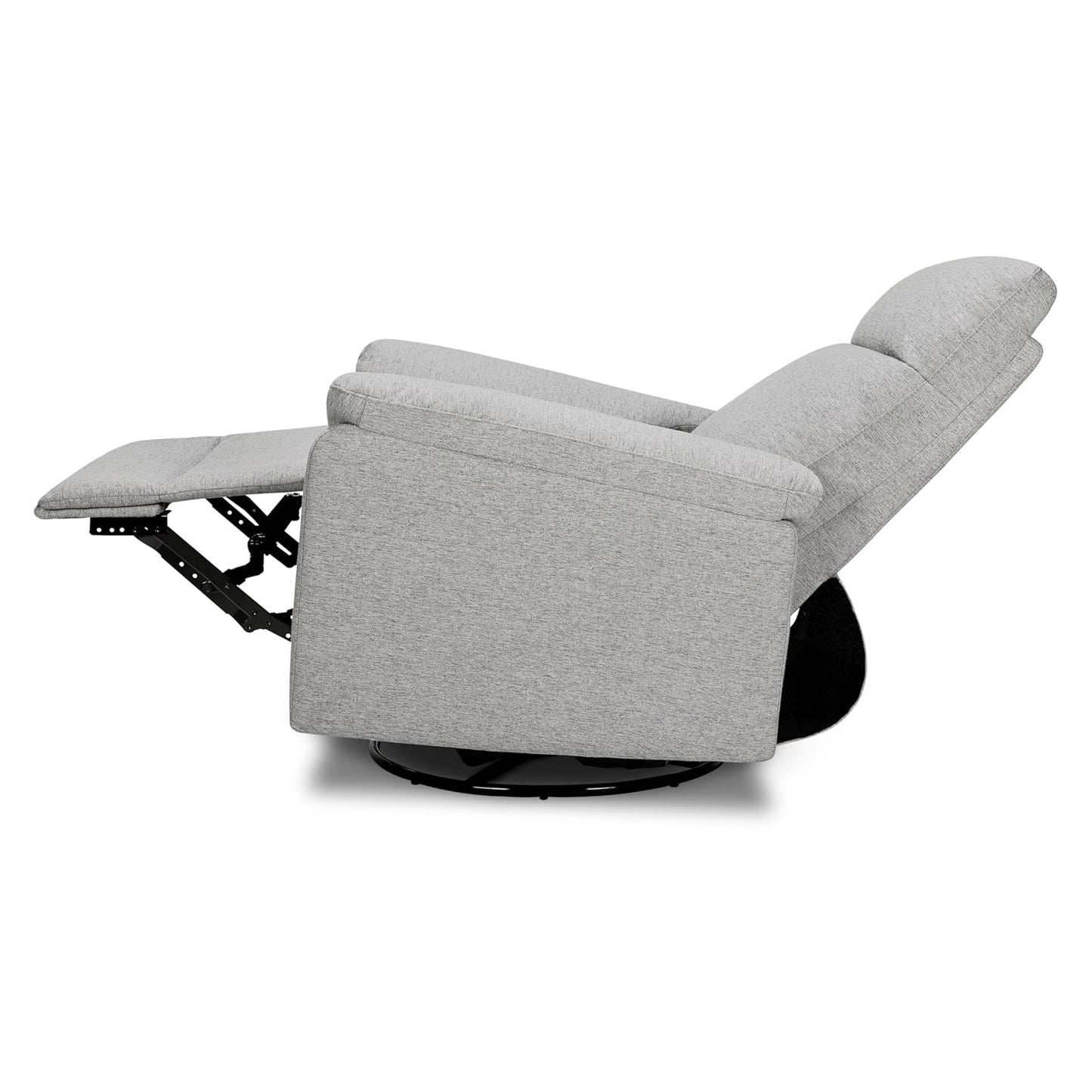 Davinci Suzy Glider Recliner Nursery Chair - Glider Rocking Chair for Nursery and Living Room - GREENGUARD Gold, FSC & Certi-PUR US Certified - 360° Swivel Rocker Recliner Chair (Cozy Cream Boucle)