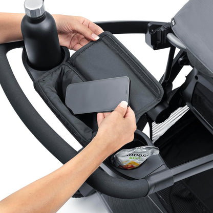 Chicco Corso Flex Infant Car Seat Adapter/Basket for Corso Flex Convertible Stroller, Compatible with Any Chicco Infant Car Seat, Black/Black