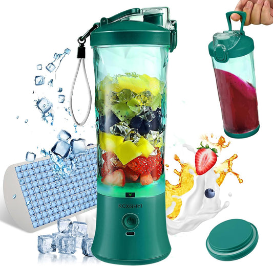 Portable Blender for Smoothies, Freshly Squeezed Juices, Milk shakes and Baby food, 20 oz BPA Free, Suitable for Outdoor Sports, Family, Travel. （Black）