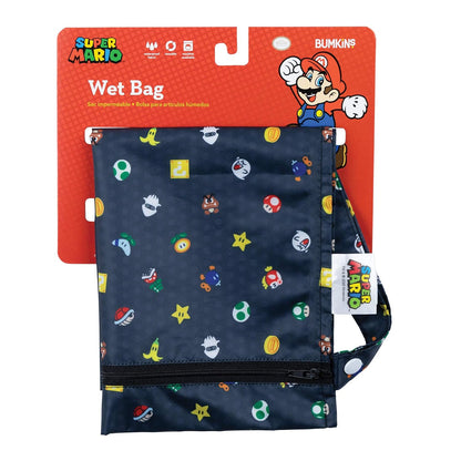 Bumkins Disney Waterproof Wet Bag for Baby, Travel, Swim Suit, Cloth Diapers, Pump Parts, Pool, Gym Clothes, Toiletry, Strap to Stroller, Daycare, Zip Reusable Bag, Packing Pouch, Winnie the Pooh