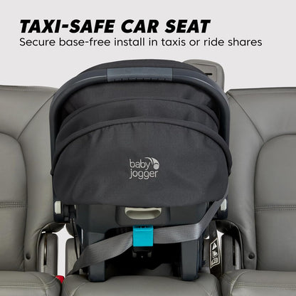 Baby Jogger® City GO 2 Infant Car Seat, Lunar Black – Lightweight Rear-Facing Infant Car Seat, Travel System Compatible, Taxi-Safe