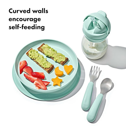 OXO Tot Stick and Stay Suction Plate - Blossom