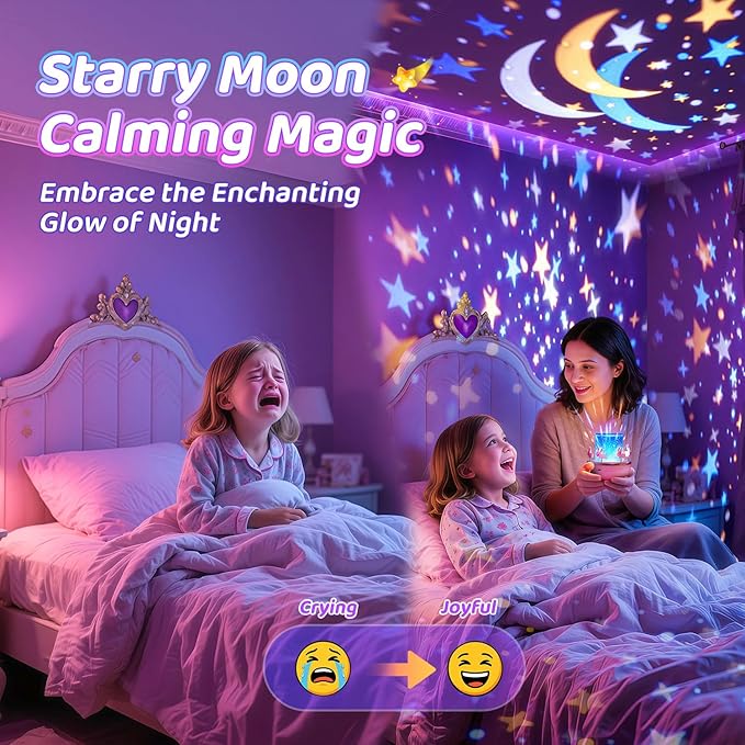 Night Light for Kids, 315 Light Modes+15 Films Unicorn Toy,15 Sound Machine Baby,Unicorn Toys for Girls Age 4-6,360°Rotate+Remote Night Light Projector for Kids Room Decor,Birthday Gift for Girl 5 7 8