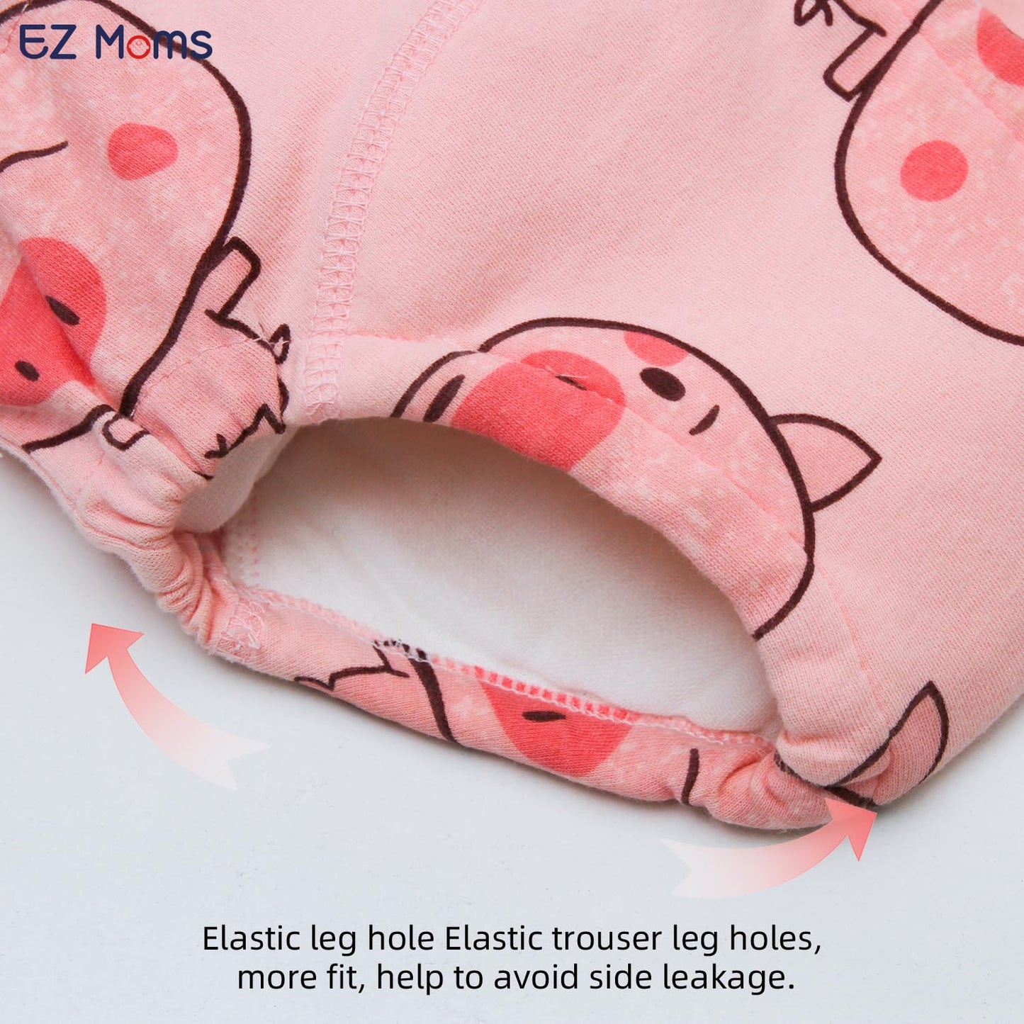 EZ Moms 6 Packs Absorption Toddler Potty Training Underwear for Boys 100% Cotton Toilet Training Pants 1T Leakproof Reusable Kid Confident Toddler Panties Dinosaur Pee Pants with Potty Sticker Chart